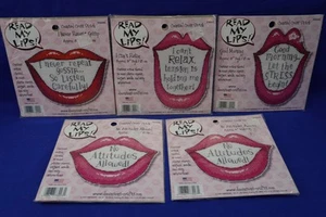 Read My Lips! 5 Complete Cross Stitch Kits - Picture 1 of 7
