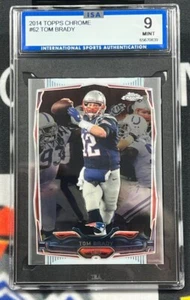 Fútbol americano cromado ISA 9 2014 Topps #62 Tom Brady Patriots - Imagen 1 de 1