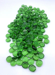 Mini Green 12-14mm (1/2") Mosaic Glass Gems Mega Marbles Vacor Retired! Decor - Picture 1 of 3