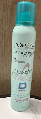 (1) Champú seco de arcilla extrodinaria L’Oréal Paris. 4 oz. Nuevo Foto 1 de 2