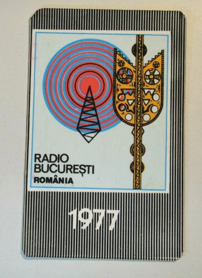 1977 - CALENDARIO TASCABILE RADIO BUCURESTI BUCAREST ROMANIA - C16-257 - Immagine 1 di 2