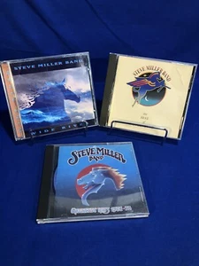 THE STEVE MILLER BAND Lot Of 3 CDs Wide River Greatest Hits 1974-78 Best Of 1968 - Picture 1 of 10