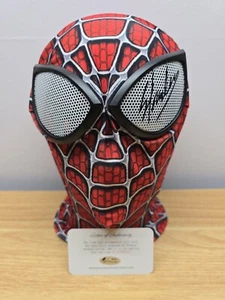 Máscara autografiada firmada por Stan Lee de Marvel Spiderman Premier certificado de autenticidad - Imagen 1 de 10