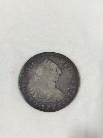 Bolivia 1778 4 Reales Silver Coin Cover