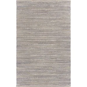 8' x 10' Blue and Cream Braided Jute Area Rug - Picture 1 of 7