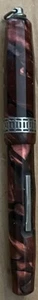 Fountain Pen Red/Brown Marblized - Picture 1 of 6
