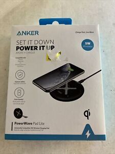 Anker Set It Down Power It Up Universal 5W Wireless Charging Pad Wireless New