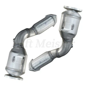 Front Catalytic Converters Set for Porsche Cayenne 4.5L V8 2003-2006 955113021AX - Picture 1 of 6