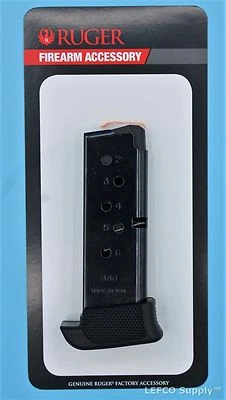 Ruger LCP Extended Magazine 7-Round RD 380 Genuine OEM Mag Clip 90405 NEW - Image 1 of 4