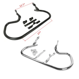 Engine Guards Crash Bar Fit For Harley Davidson V Rod Models 02-17 Chrome/Black - Picture 1 of 14