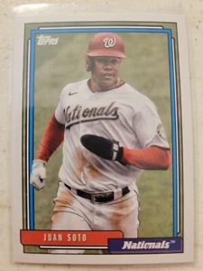 Tarjeta Redux Actualización Topps Juan Soto 2021 #T92-49 Nacionales de Washington - Imagen 1 de 1