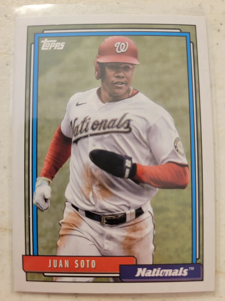 JUAN SOTO 2021 Topps Update Redux card #T92-49 WASHINGTON NATIONALS - Image 1 of 1