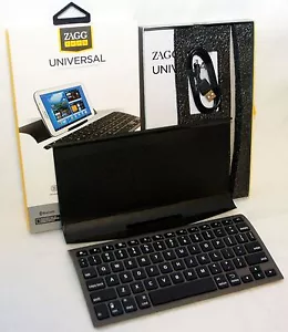 NEW Zagg Keys Universal Tablet Bluetooth Folio Keyboard Stand iPad 2/3/4/Air yo - Picture 1 of 12