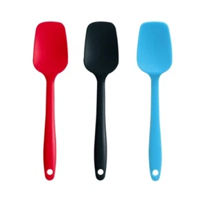 Set of 3 Small Spatulas Spreaders Scrapers Heat Resistant Kitchen Supplies - Picture 1 of 8