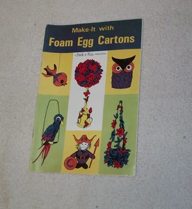 Make-It With Foam Egg Cartons, Pack-O-Fun Vintage 1973 Booklet, Holidays & More - Picture 1 of 1