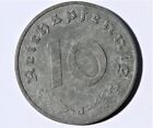 10 fenigów , 1940 J, cynk , 3. Cesarstwo, monety nazistowskie, sztuka przedmrożona