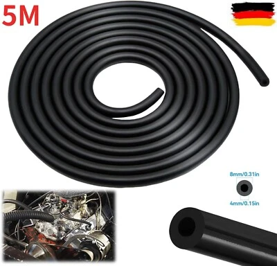 5Meter Unterdruckschlauch 4mm ID Unterdruck Schlauch Silikon Vacuum Hose Gummi - Bild 1 von 4