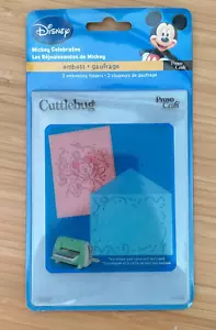 Provo Craft Cuttlebug Disney Mickey Celebrations, 2 Prägefolder 37-1704 Neu aus altem Lagerbestand - Bild 1 von 2