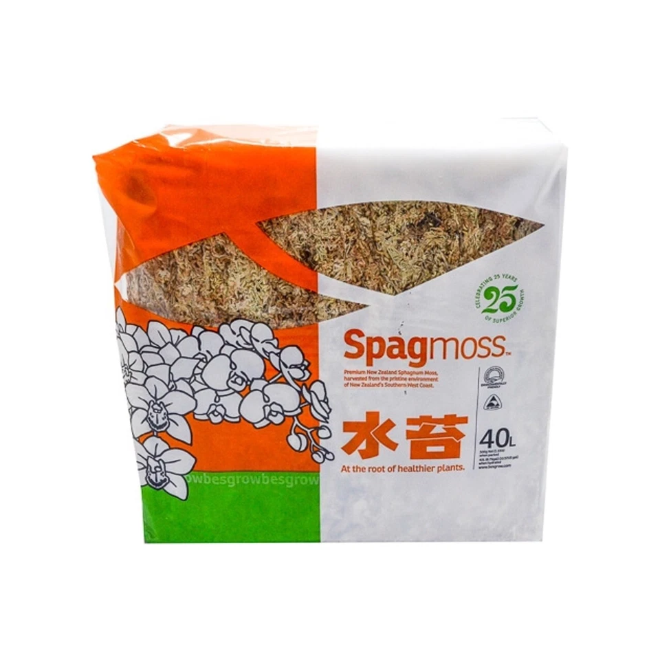 Zealand Sphagnum Orchid Moss 150 Grams or 12 Liters