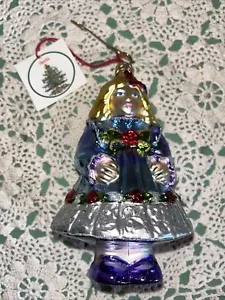 Vintage Spode Slavic Treasures Mädchen Puppe Glas Weihnachtsschmuck - Bild 1 von 7