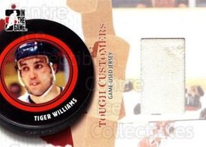 2005-06 ITG Tough Customers Jersey #TW Tiger Williams