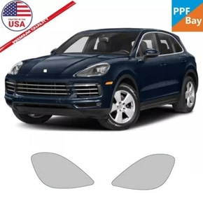For Porsche Cayenne Base/S 2019-2023 Headlight Paint Protection Film Pre-Cut PPF - Picture 1 of 4
