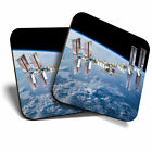 2 x Coasters - International Space Station Earth Home Gift #21720