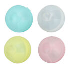 4Pcs Glowing Pool Balls Reusable Silicone Glowing Beach Ball Water Play Au Do