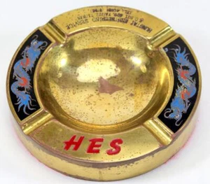 Vintage HES Hungtai Engineering Service Advertising Ashtray ~ Taipei, Taiwan - Picture 1 of 4