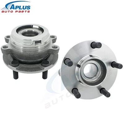 Par de conjuntos de cojinetes de cubo de rueda delantera para Nissan Murano Quest 2011-2017 3,5 L V6 Foto 1 de 4