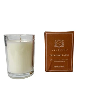 Aquiesse Cinnamon Tabac Candle New with Box Made in USA 6.5 oz - Picture 1 of 3