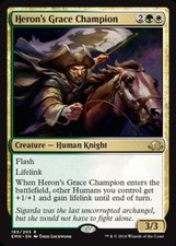 MTG Magic 4x Light Play, English Heron's Grace Champion Eldritch Moon Fast Shipp