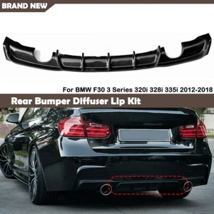 Carbon Fiber Rear Bumper Diffuser For BMW F30 3 Series 320i 328i 335i 2012-18 - Picture 1 of 7