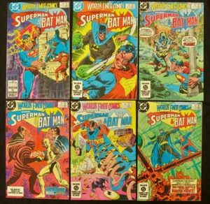 WORLD'S FINEST COMICS LOT #301 302 303 304 305 307 - DCU (DC 1984) 9.0 VF/NM - Picture 1 of 8