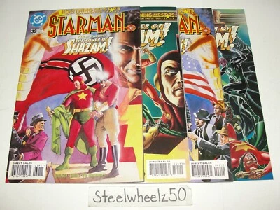 Lote de cómics Power of Shazam 35 36 Starman 39 40 DC 1998 Lightning & Stars COMPLETO Foto 1 de 4
