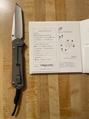 Cuchillo grande Chris Reeve Sebenza 31 Foto 1 de 3