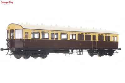 Dapol Autocoach GWR Shirtbutton 36 Chocolate/Cream O Gauge - Image 1 of 4