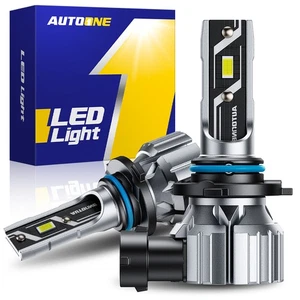 AUTOONE 9005 HB3 LED Headlight Super Bright Bulbs Kit HIGH BEAM White Car/Auto - Picture 1 of 19