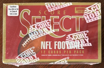 1993 SCORE SELECT FOOTBALL HOBBY EXCLUSIVE BOX LTD ED NUMBERED FACTORY SEALED - Image 1 of 4