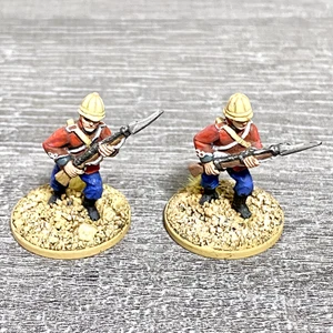 2x 28mm 24th Regiment Of Foot Painted Metal Miniatures Zulu 1879 War Games #16 - Bild 1 von 4