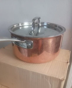 Cuisinart tri-ply Copper Saucepan 2.5 qt pot with lid Ctpp195-18 - Picture 1 of 6