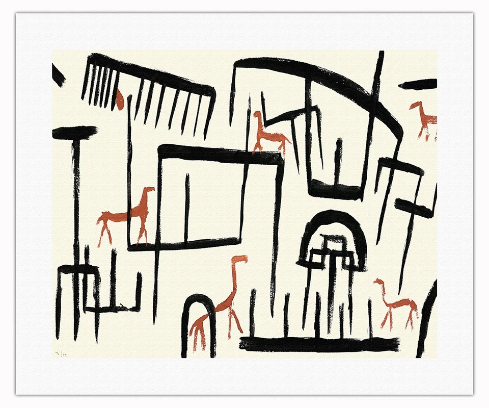 Animales en un recinto de Paul Klee 1938 Foto 1 de 1