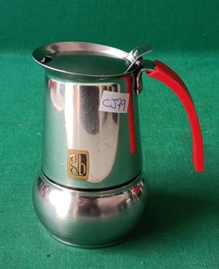 CAFFETTIERA VINTAGE GB KITTY EXPRESS 2 TAZZE INOX 18/10 GUIDO BERGNA. CJ79 - Picture 1 of 10