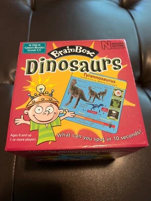 BRAIN BOX The Green Board Game DINOSAURS 10 Minute Challenge - Image 1 of 4