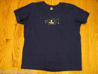 CAMISETA APPLE CAMP Jóvenes Niñas Azul Talla 16 Bebé Camiseta Logo APAREL AMERICANO Mac Foto 1 de 4