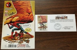 Spider-Man / Deadpool (2016) #43 SIGNED!! Robbie Thompson Jim Towe Notarized WOS - Picture 1 of 40