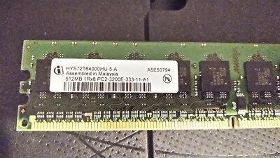 PC2-3200E DIMM - Image 1 of 3