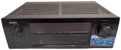 Denon AVR-X520BT A/V Surround Receiver 130W Black Power Tested Only - Image 1 of 4