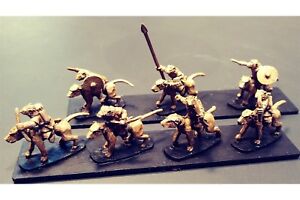 15mm Fantasy Vermian Cavalry with Bows on Lightly Armored Ratweillers (4 figs)