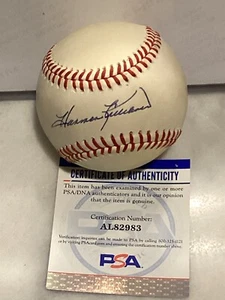 Harmon Killebrew Signed Bobby Brown Commisioner MLB Baseball - Picture 1 of 3